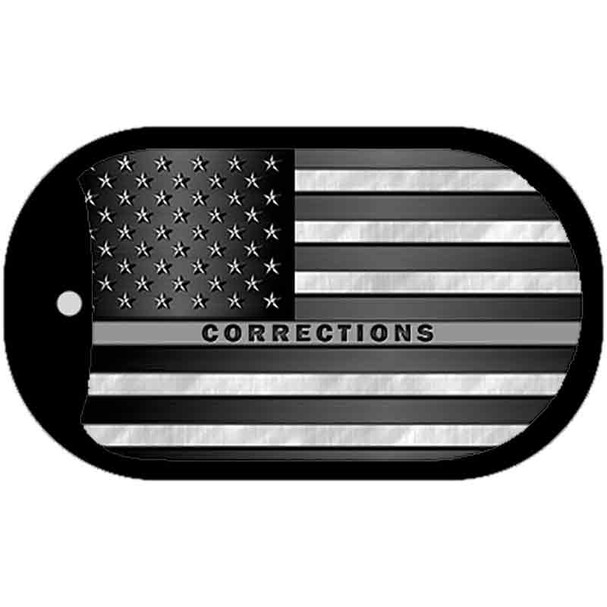 AM Flag Corrections Novelty Dog Tag Necklace DT-9348