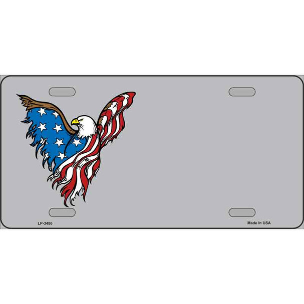 American Eagle Offset Metal Novelty License Plate