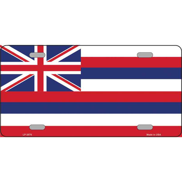 Hawaii Flag State Flag Metal Novelty License Plate
