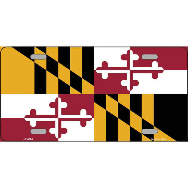 Maryland State Metal Novelty License Plate