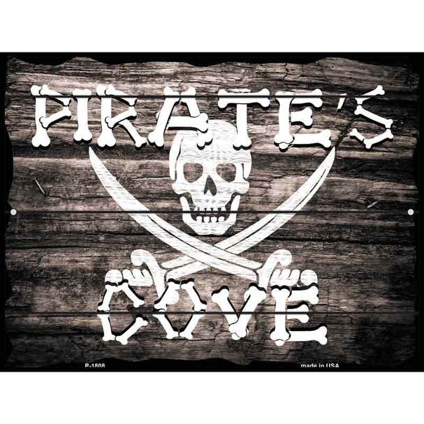 Pirates Cove Parking Sign