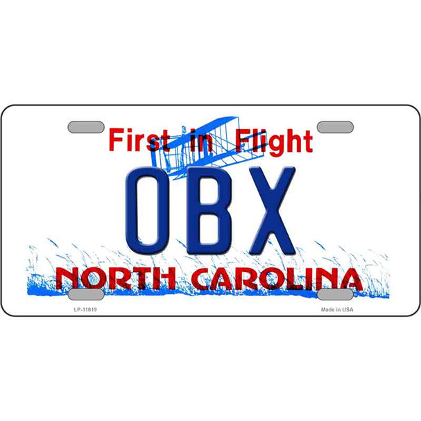 OBX North Carolina Novelty License Plate