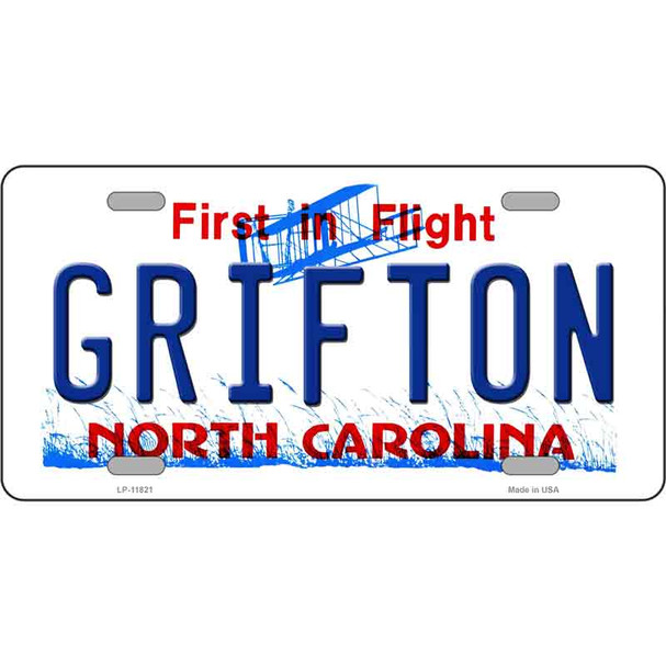 Grifton North Carolina Novelty License Plate