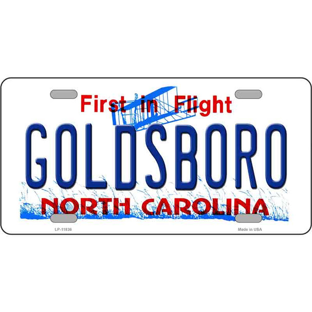 Goldsboro North Carolina Novelty License Plate