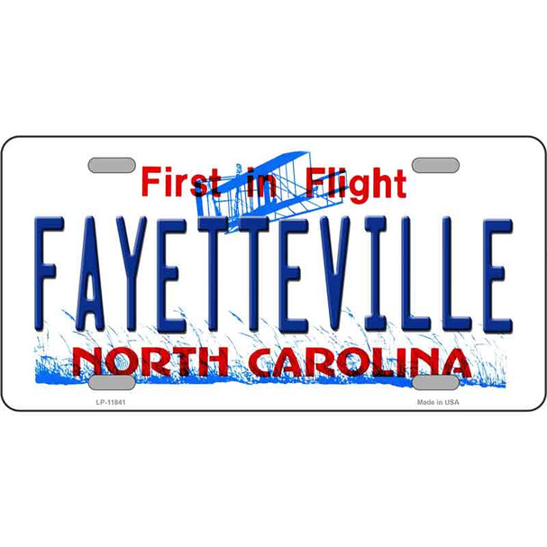 Fayetteville North Carolina Novelty License Plate