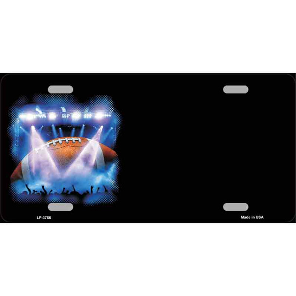 Football Game Offset Metal Novelty License Plate