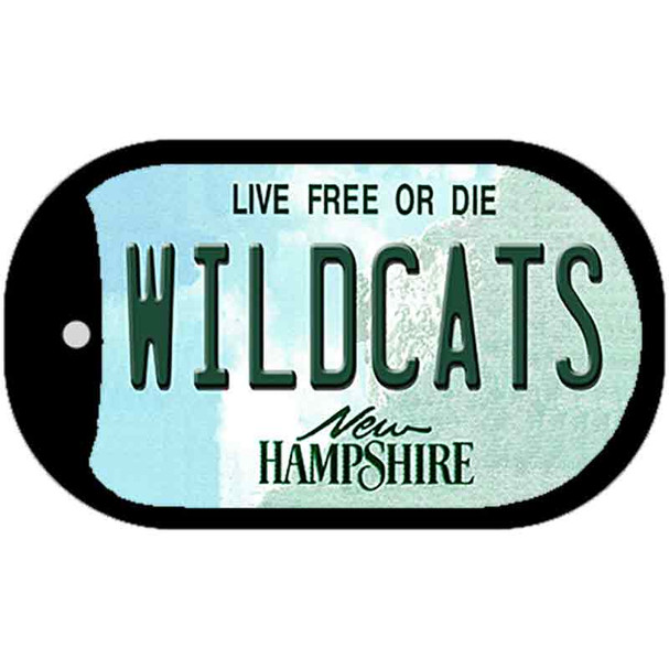 Wildcats New Hampshire Novelty Metal Dog Tag Necklace DT-12135