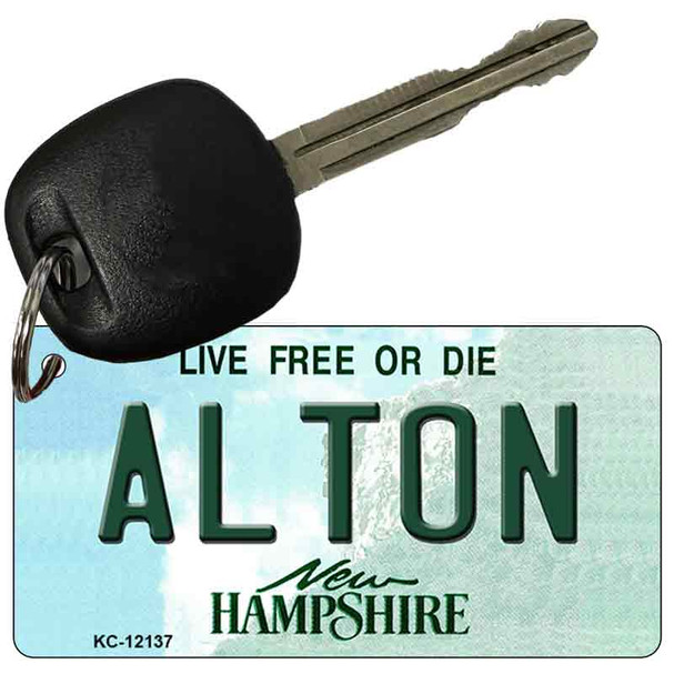 Alton New Hampshire Novelty Metal Key Chain KC-12137