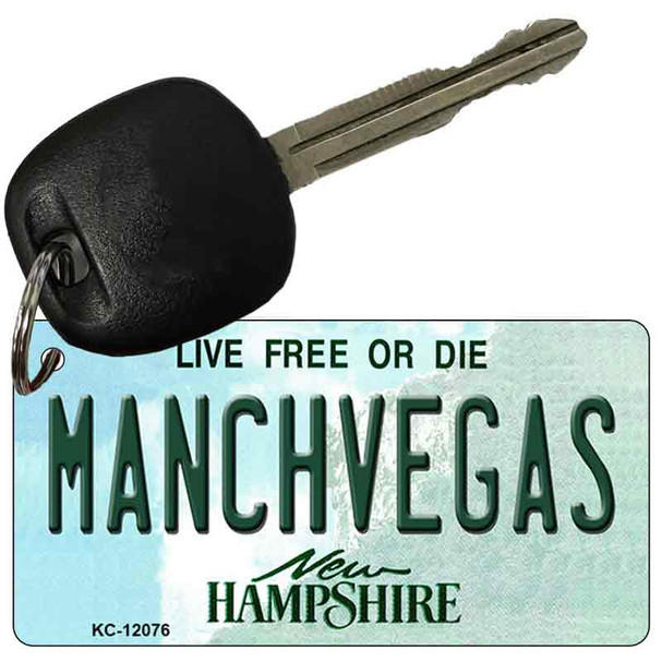 Manchvegas New Hampshire State Novelty Metal Key Chain KC-12076