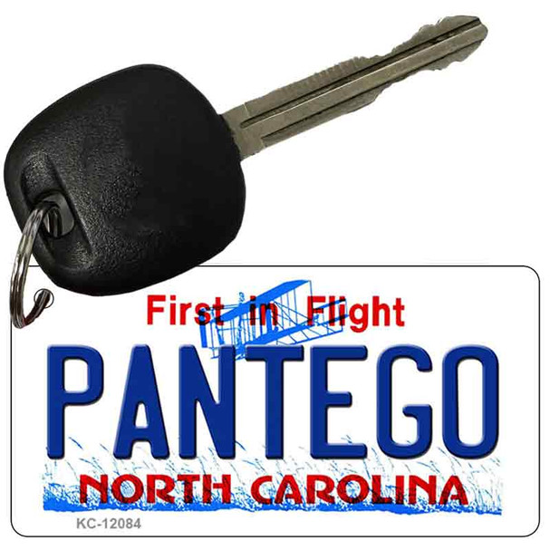 Pantego North Carolina State Novelty Metal Key Chain KC-12084