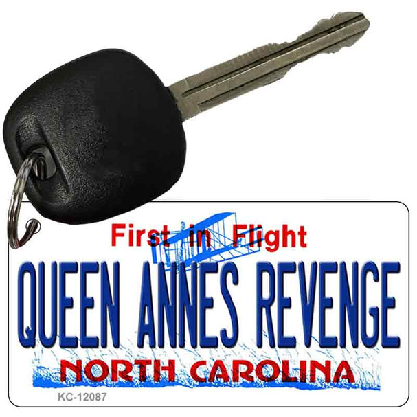 Queen Annes Revenge North Carolina State Novelty Metal Key Chain KC-12087