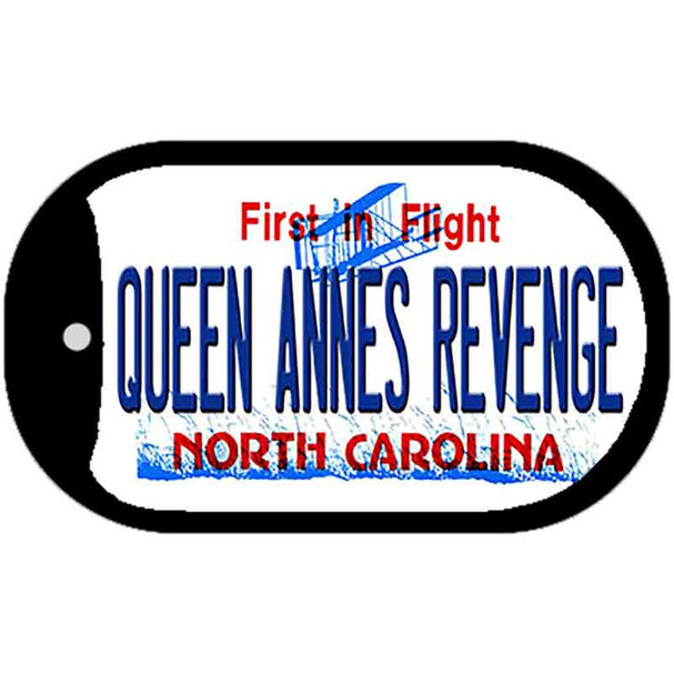 Queen Annes Revenge North Carolina State Novelty Metal Dog Tag Necklace DT-12087