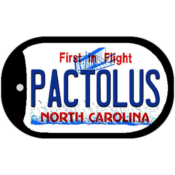 Pactolus North Carolina State Novelty Metal Dog Tag Necklace DT-12089