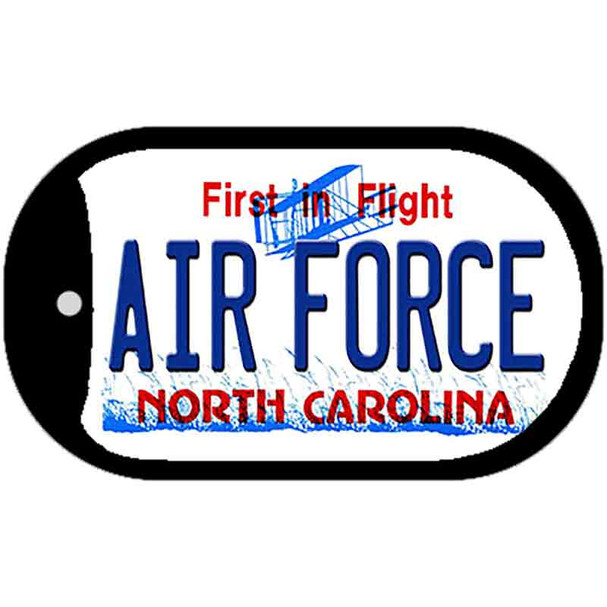 Air Force North Carolina State Novelty Metal Dog Tag Necklace DT-12096