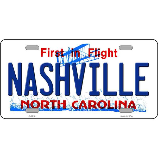 Nashville North Carolina State Novelty Metal License Plate
