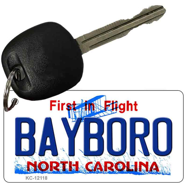 Bayboro North Carolina State Novelty Metal Key Chain KC-12118