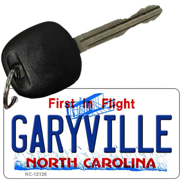 Garyville North Carolina State Novelty Metal Key Chain KC-12126