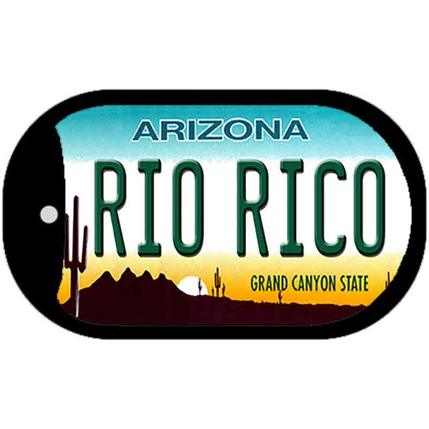 Rio Rico Arizona Novelty Metal Dog Tag Necklace DT-1523