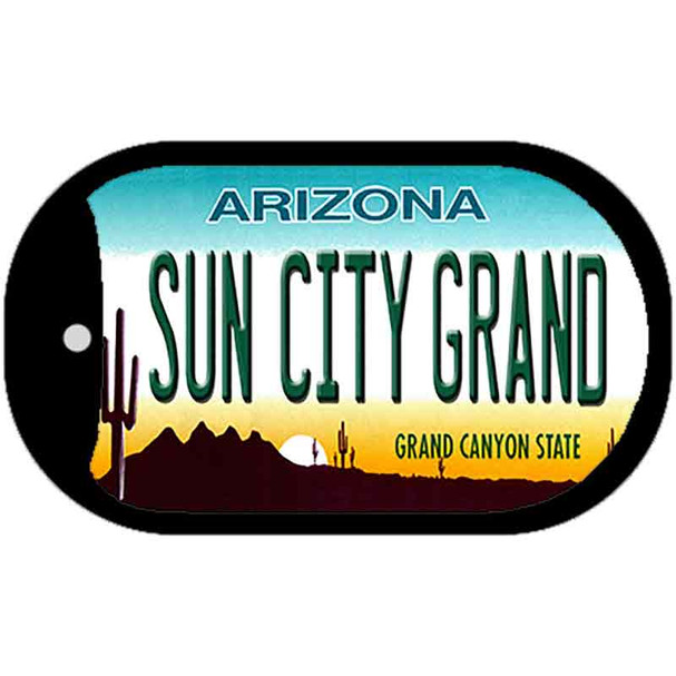 Sun City Grand Arizona Novelty Metal Dog Tag Necklace DT-1092