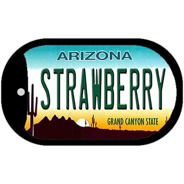 Strawberry Arizona Novelty Metal Dog Tag Necklace DT-2557