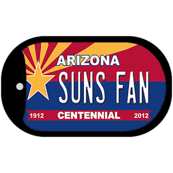 Suns Fan Arizona Centennial Novelty Metal Dog Tag Necklace DT-1817