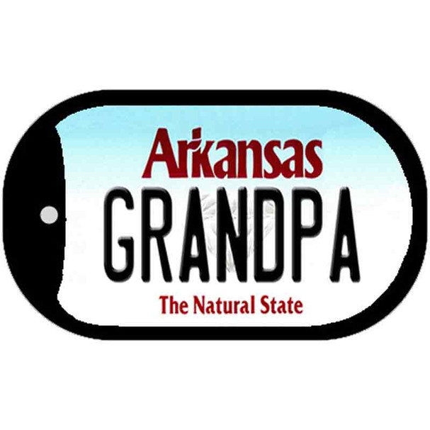 Grandpa Arkansas Novelty Metal Dog Tag Necklace DT-10043