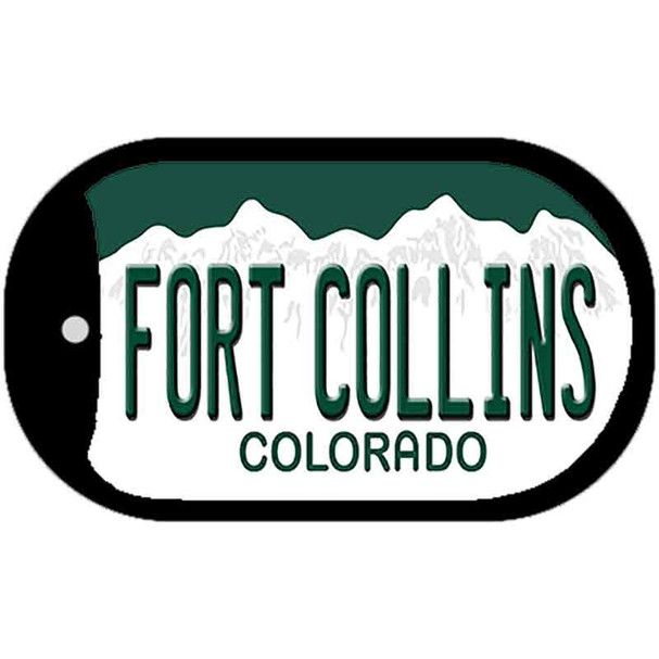 Fort Collins Colorado Novelty Metal Dog Tag Necklace DT-9915