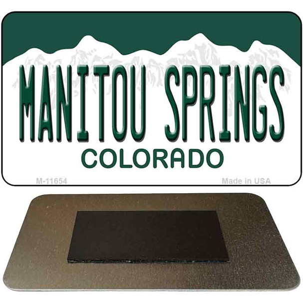 Manitou Springs Colorado Novelty Metal Magnet M-11654