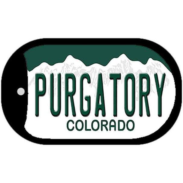 Purgatory Colorado Novelty Metal Dog Tag Necklace DT-12142