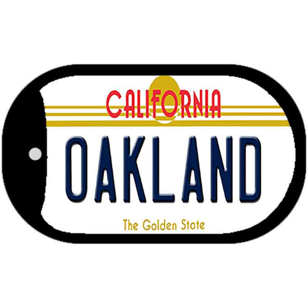 Oakland California Novelty Metal Dog Tag Necklace DT-11424