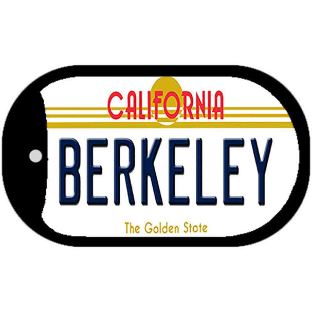 Berkeley California Novelty Metal Dog Tag Necklace DT-11432