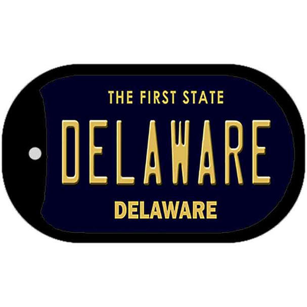 Delaware Novelty Metal Dog Tag Necklace DT-6700