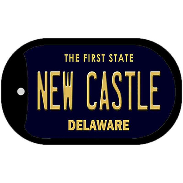 New Castle Delaware Novelty Metal Dog Tag Necklace DT-6708