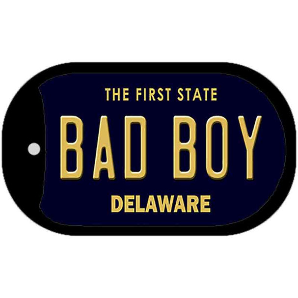 Bad Boy Delaware Novelty Metal Dog Tag Necklace DT-6726