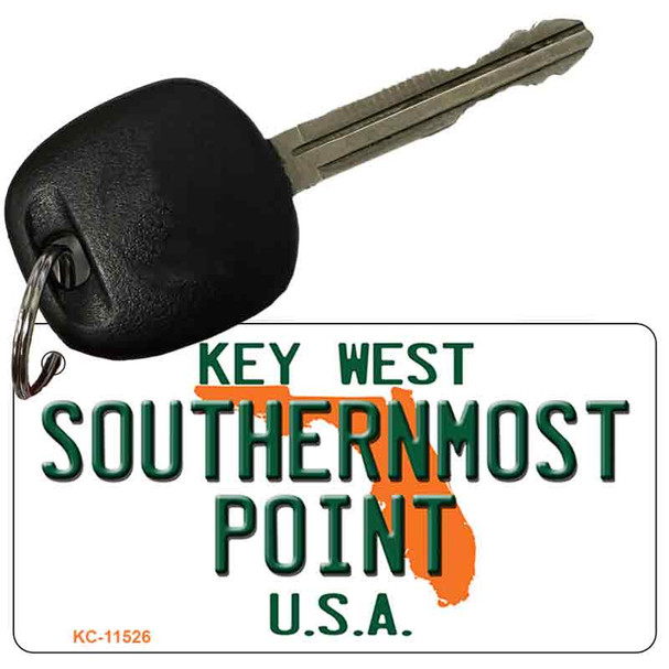 Southernmost Point Florida Novelty Metal Key Chain KC-11526