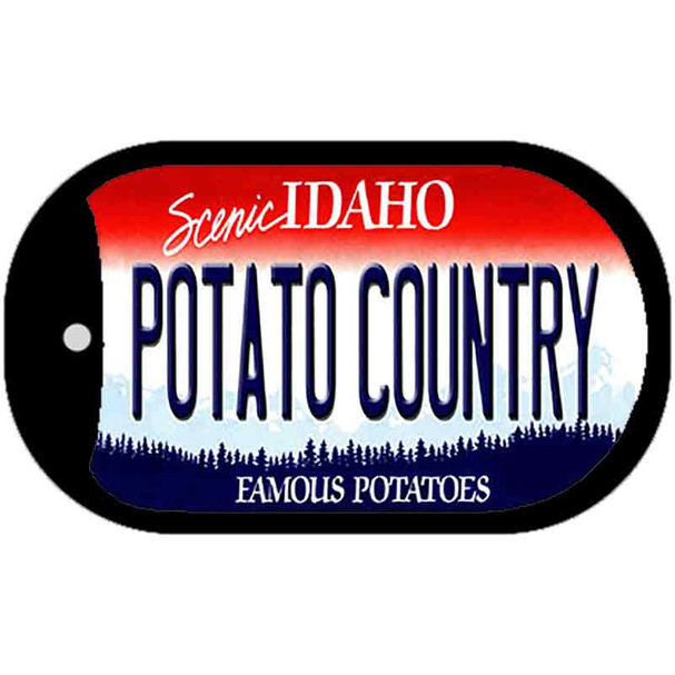 Potato  Idaho Novelty Metal Dog Tag Necklace DT-9870