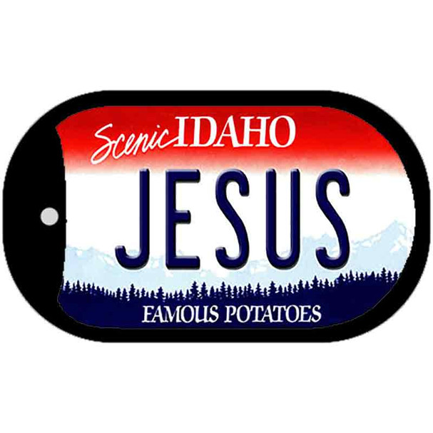 Jesus Idaho Novelty Metal Dog Tag Necklace DT-9885