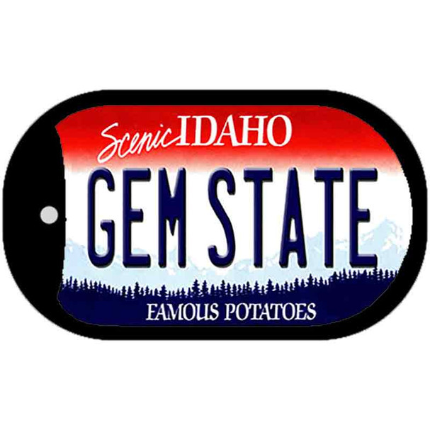 Gem State Idaho Novelty Metal Dog Tag Necklace DT-9897