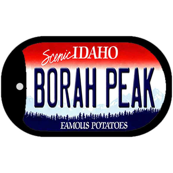 Borah Peak Idaho Novelty Metal Dog Tag Necklace DT-9899