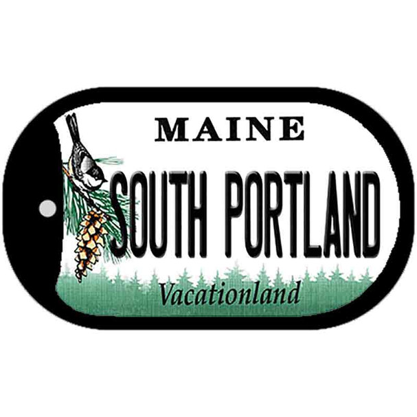 South Portland Maine Novelty Metal Dog Tag Necklace DT-10391