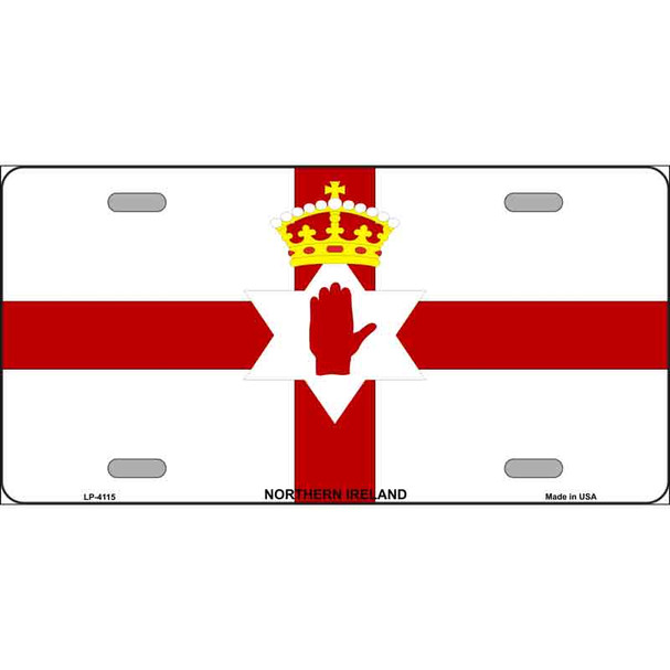 Northern Ireland Flag Metal Novelty License Plate