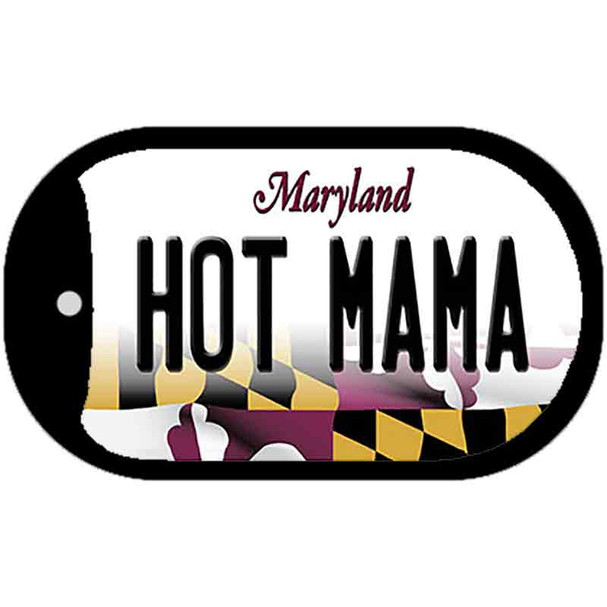Hot Mama Maryland Novelty Metal Dog Tag Necklace DT-10487