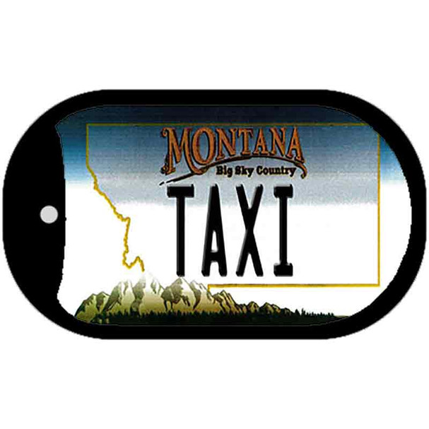 Taxi Montana Novelty Metal Dog Tag Necklace DT-11118