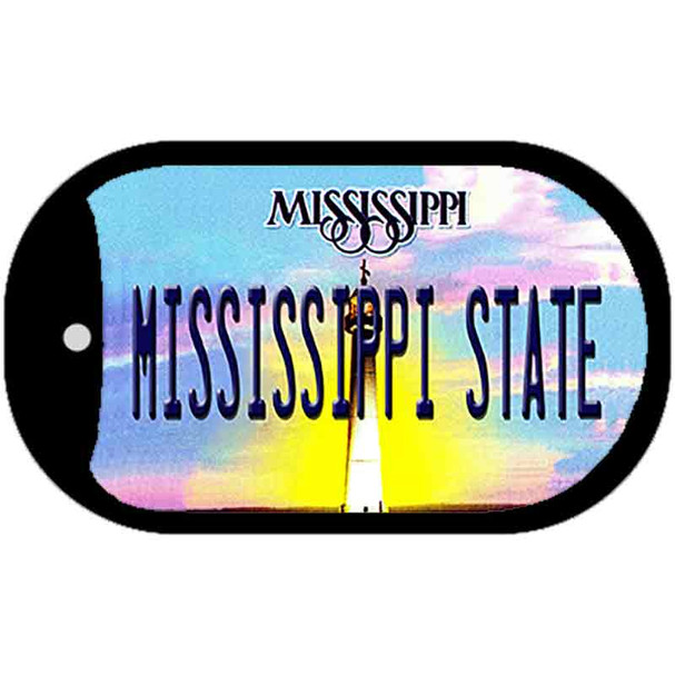 Mississippi State University Novelty Metal Dog Tag Necklace DT-6552