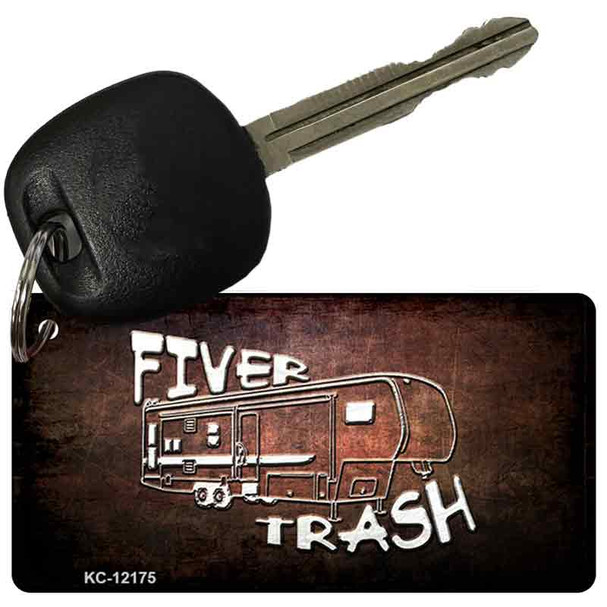 Fiver Trash Novelty Metal Key Chain KC-12175