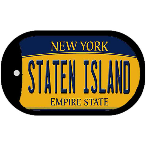 Staten Island New York Novelty Metal Dog Tag Necklace DT-8947