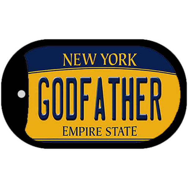 Godfather New York Novelty Metal Dog Tag Necklace DT-8984