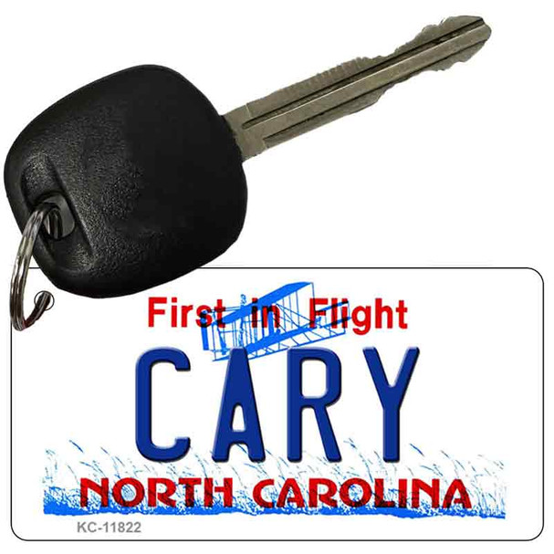 Cary North Carolina Novelty Metal Key Chain KC-11822