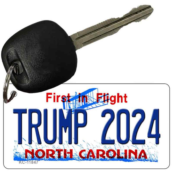 Trump 2024 North Carolina Novelty Metal Key Chain KC-11847