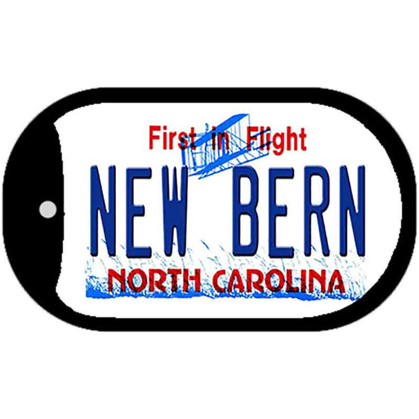 New Bern North Carolina Novelty Metal Dog Tag Necklace DT-11850